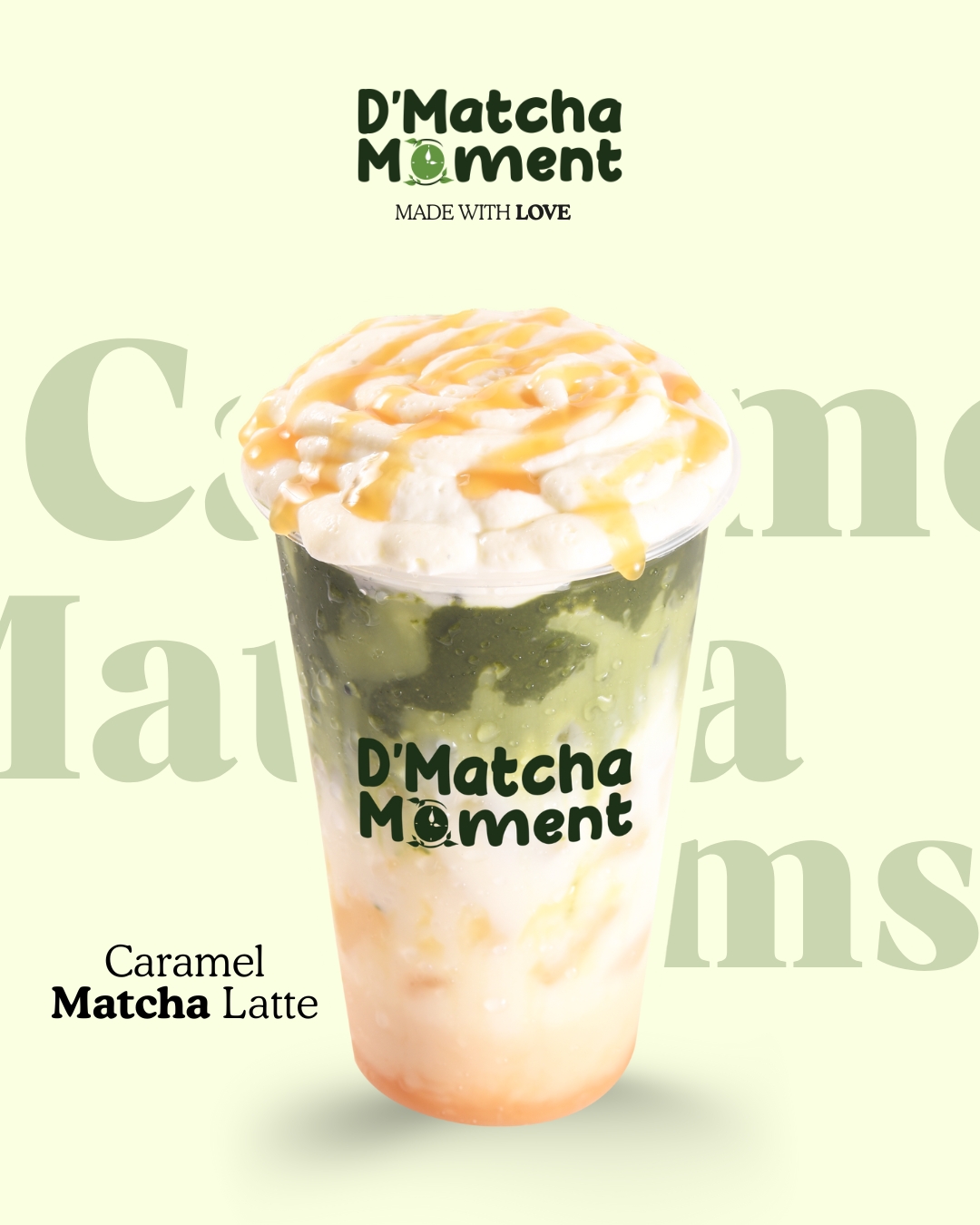 Caramel Matcha Latte