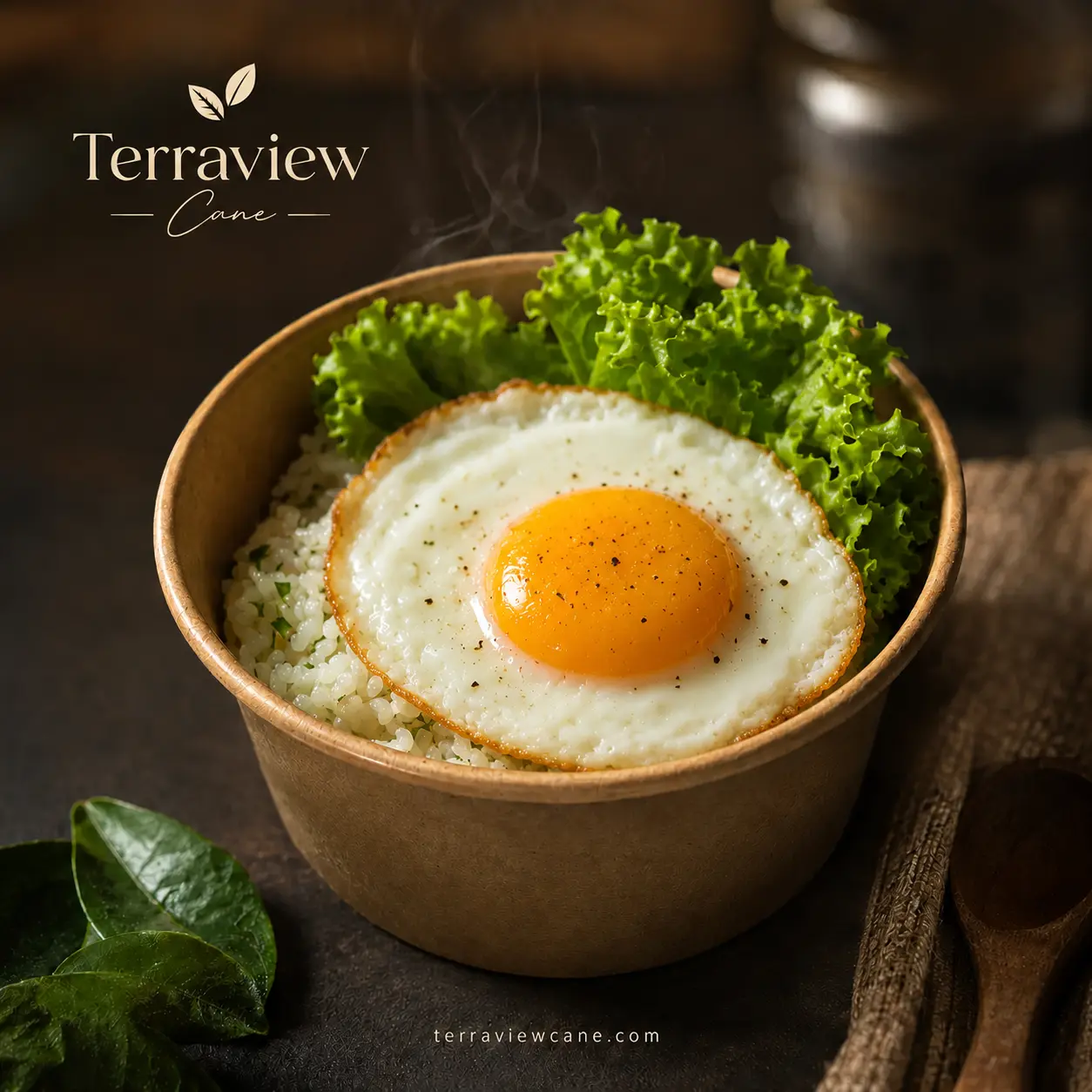 Rice bowl Daun Jeruk - Mata Sapi